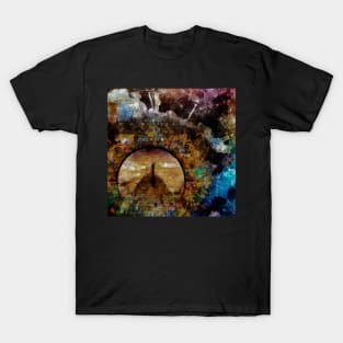 Lonely man on stone road T-Shirt